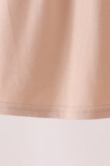 Leopard pumpkin applique dress