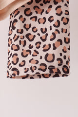 Leopard pumpkin applique pants set
