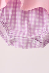 Pink goose embroidery bubble