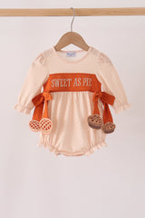 Sweet as pie embroidery bubble