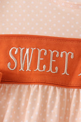 Sweet as pie embroidery pants set