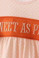 Sweet as pie embroidery bloomer set