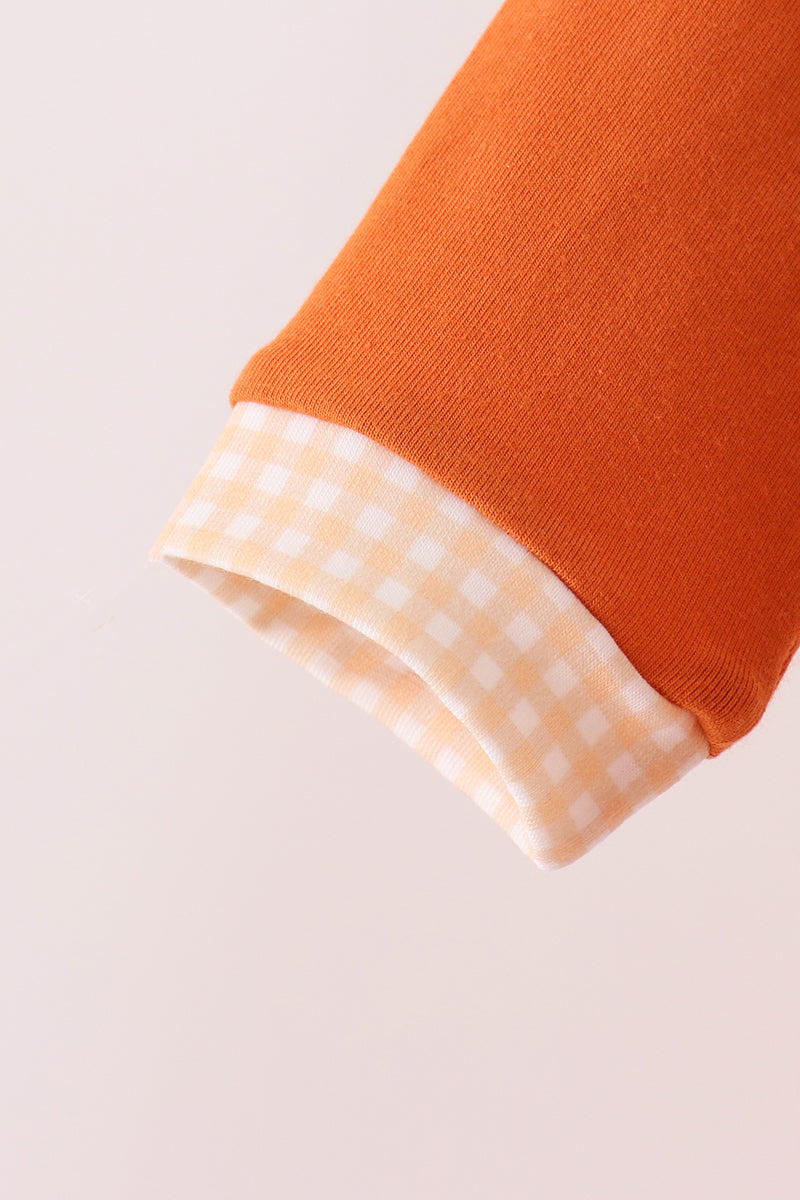 Sweet as pie embroidery romper