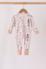 Nutcracker Zip Ruffle Bamboo Romper