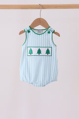Green Christmas Tree Embroidery Bubble