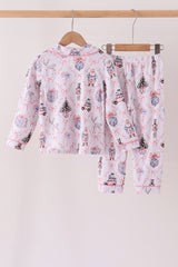 Pink nutcracker bamboo mom&me pajama set
