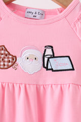 Pink Milk Cookies Ruffle Romper