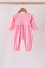 Pink Milk Cookies Ruffle Romper