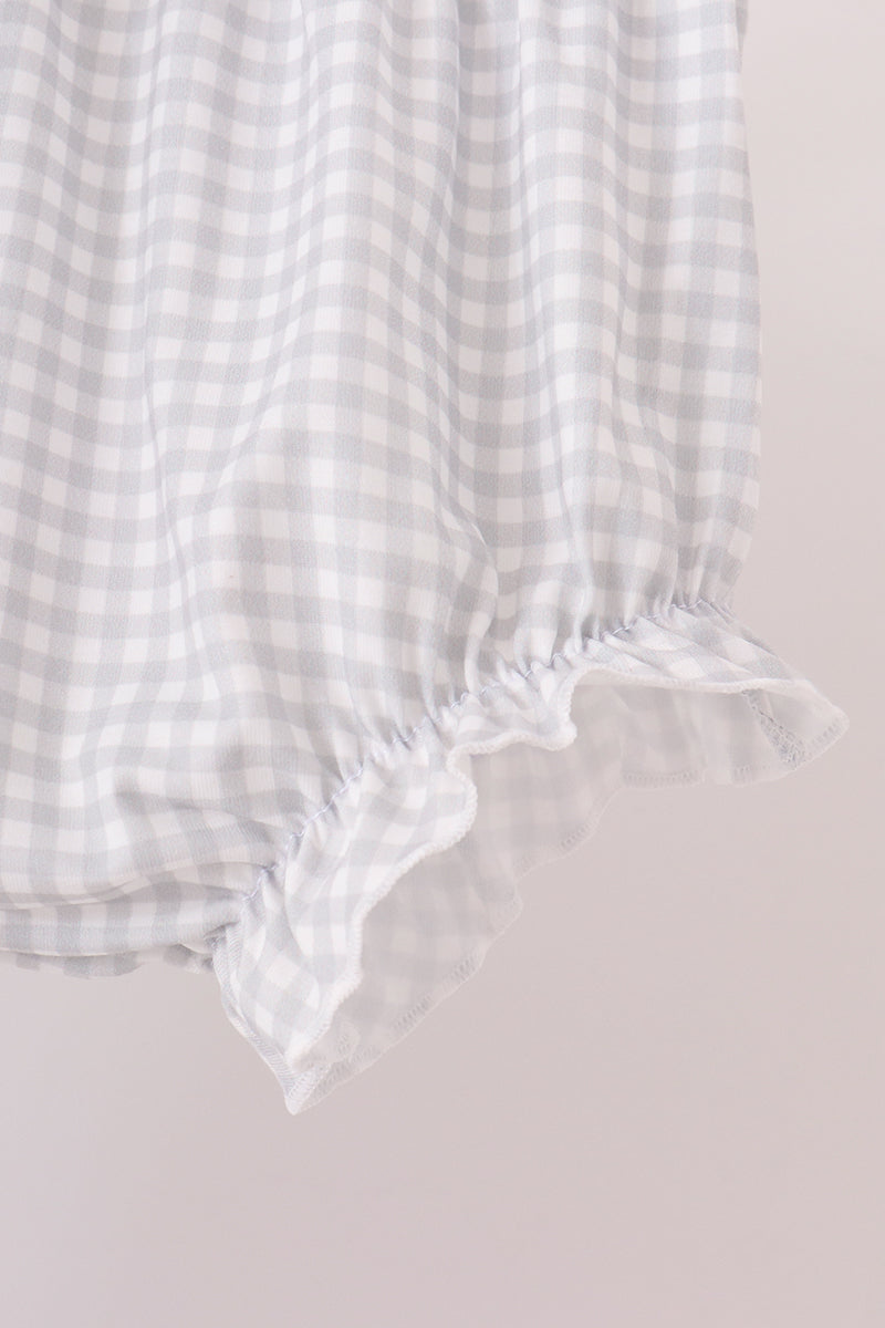 Navy football bow french knot bloomer set
