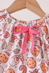 Red milk cookie bamboo dress