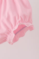 Pink pumpkin ruffle bloomer set