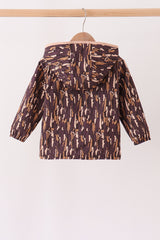Brown Camouflage Raincoat