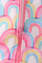 Rainbow Ruffle Raincoat