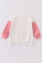 White GRL PWR girl sweatshirt