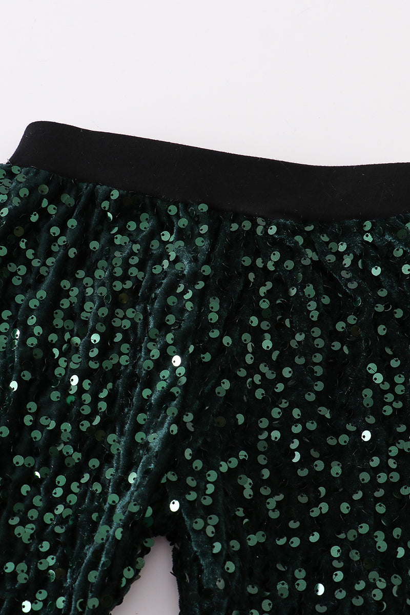 Forest sequin girl pants