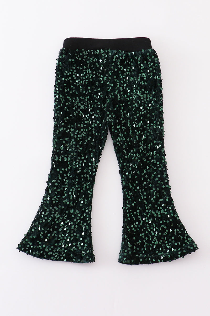 Forest sequin girl pants