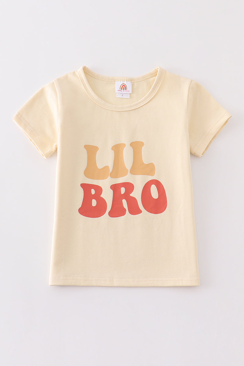 Cream LIL BRO top