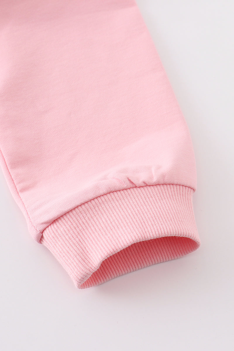 Peach ruffle sweatshirt – Honeydew USA