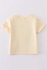 Beige LIL BRO chenille pat top