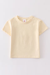 Beige blank basic t-shirt Adult Kids and baby bubble