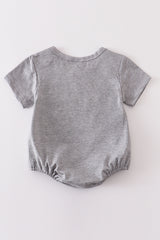 Gray blank basic t-shirt Adult Kids and baby bubble