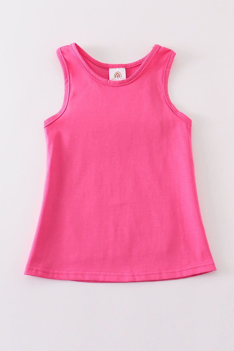 Hot pink tank top dress best sale