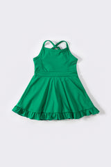 Green tennis dress