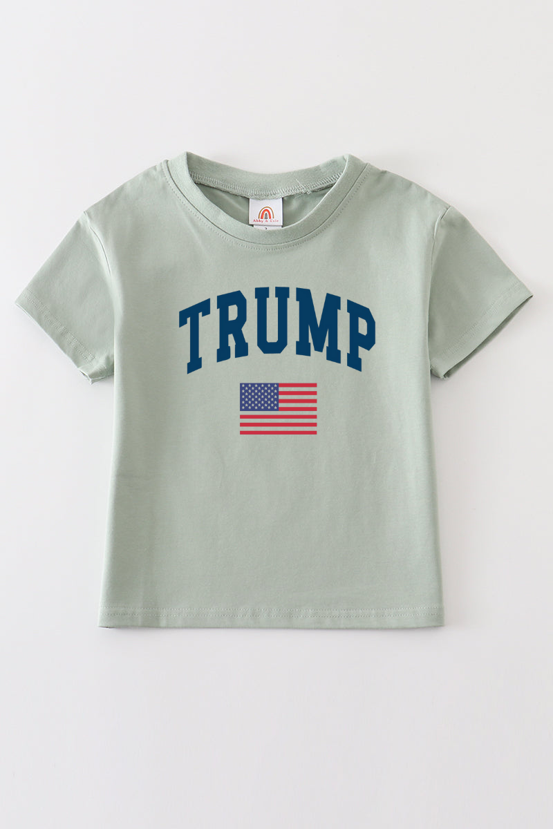 Sage Trump t-shirt Adult Kids and baby bubble