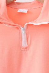 Coral Scalloped Polo Set