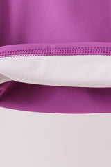 Purple Performance Scalloped Skorts Set