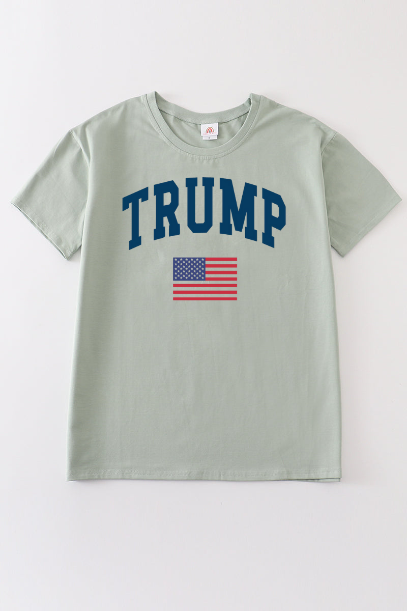 Sage Trump t-shirt Adult Kids and baby bubble