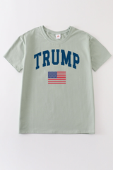 Sage Trump t-shirt Adult Kids and baby bubble