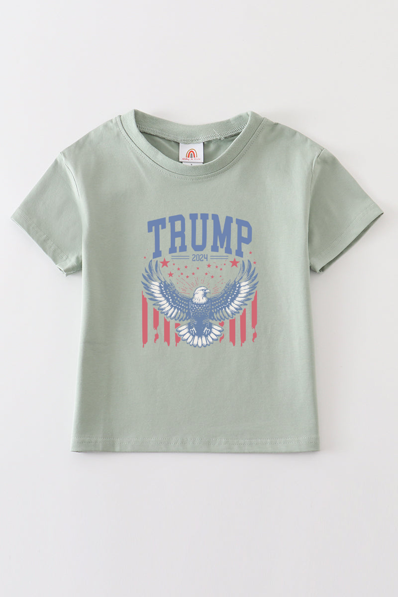 Sage Trump t-shirt Adult Kids and baby bubble