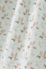 Premium duck print muslin dress