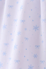 Premium blue snow bow pants set