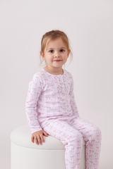 Premium tiny bow delight bamboo pants set