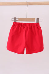 Premium Red bow shorts