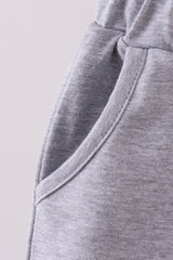 Premium Grey drawstring shorts