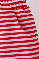 Premium Red&white stripe shorts