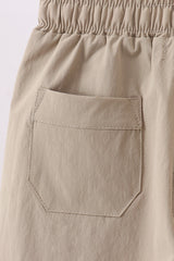 Oatmeal pocket performance shorts