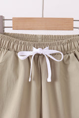 Oatmeal pocket performance shorts