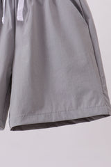 Light grey pocket performance shorts