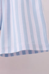 Red baseball shorts set