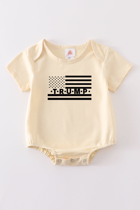 Beige Trump t-shirt Adult Kids and baby bubble