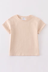 Premium Apricot basic T-shirt