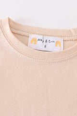 Premium Apricot basic T-shirt