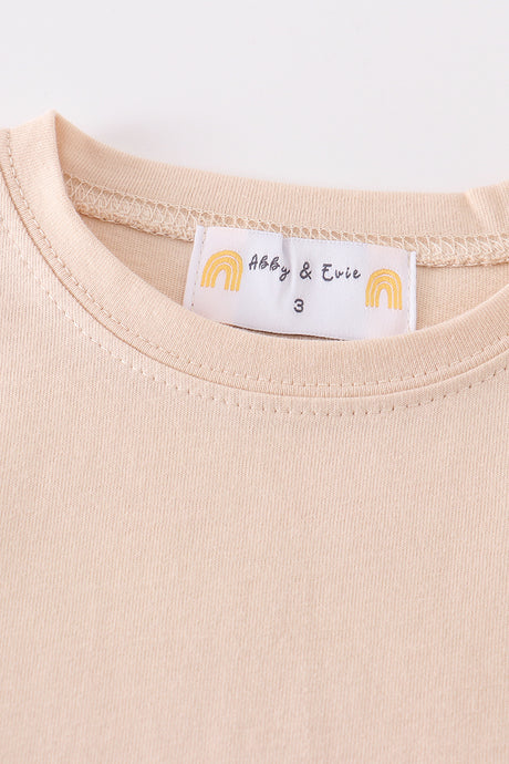 Premium Apricot basic T-shirt