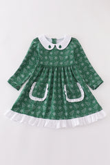 Premium Green christmas tree dress