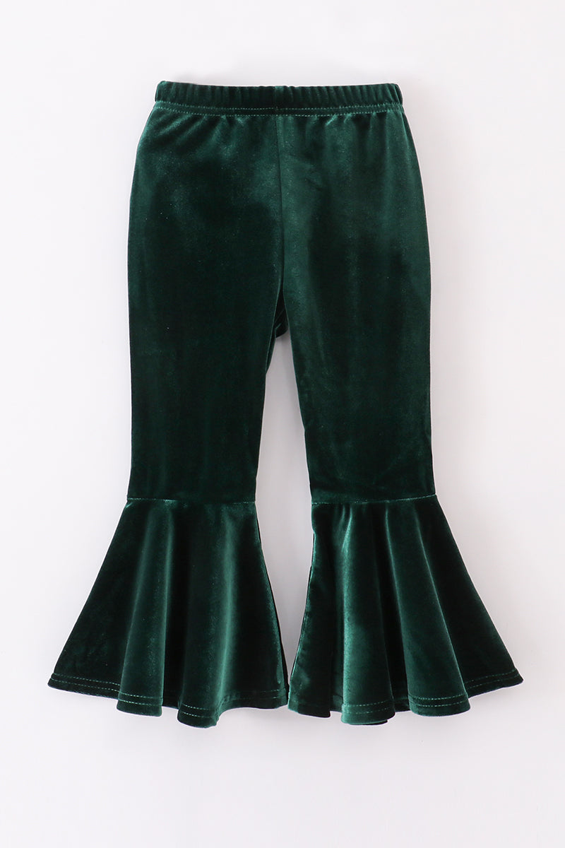 Premium Forest velvet bell pants – Honeydew USA