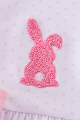 Premium Pink bunny bow dress